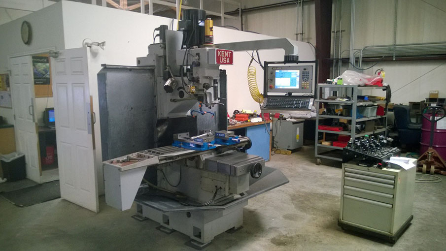 Kent TW-32QI Fully Automatic CNC Bed Mill w/ Manual DRO Capability