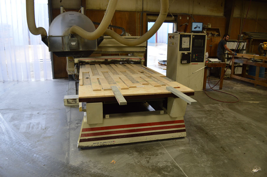Thermwood C53 5' x 10' 3-Axis CNC Router w/ Roller Hold Down