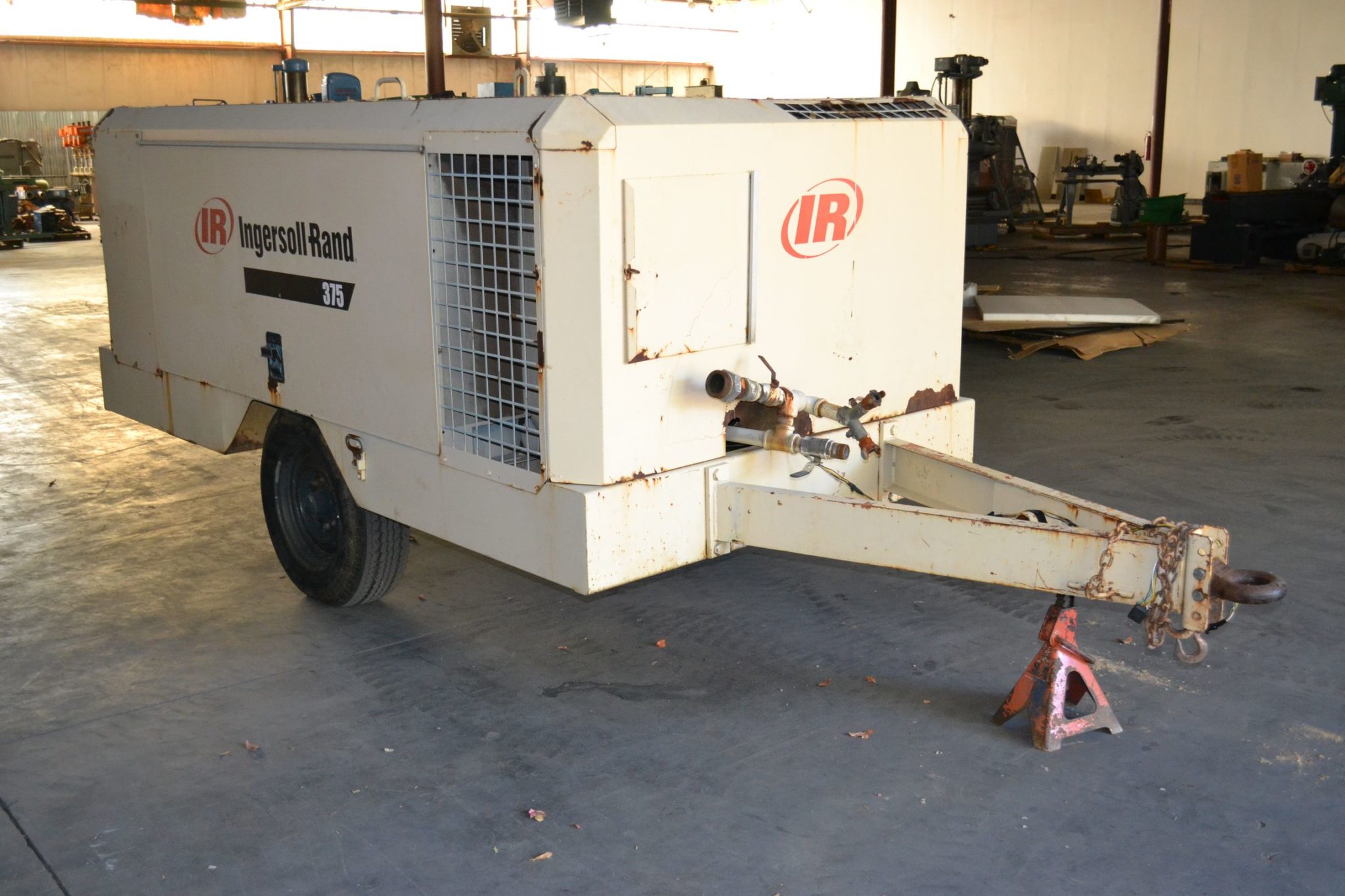 Ingersoll Rand 375WCU Portable Diesel Cummins Engine Air Compressor