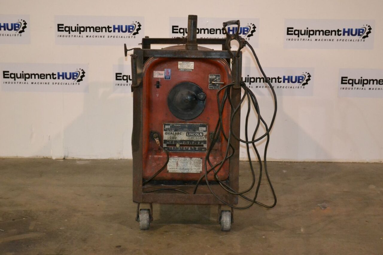 Lincoln Idealarc AC-250-250 Stick / Arc Welder w/ Cart, 250 Amp