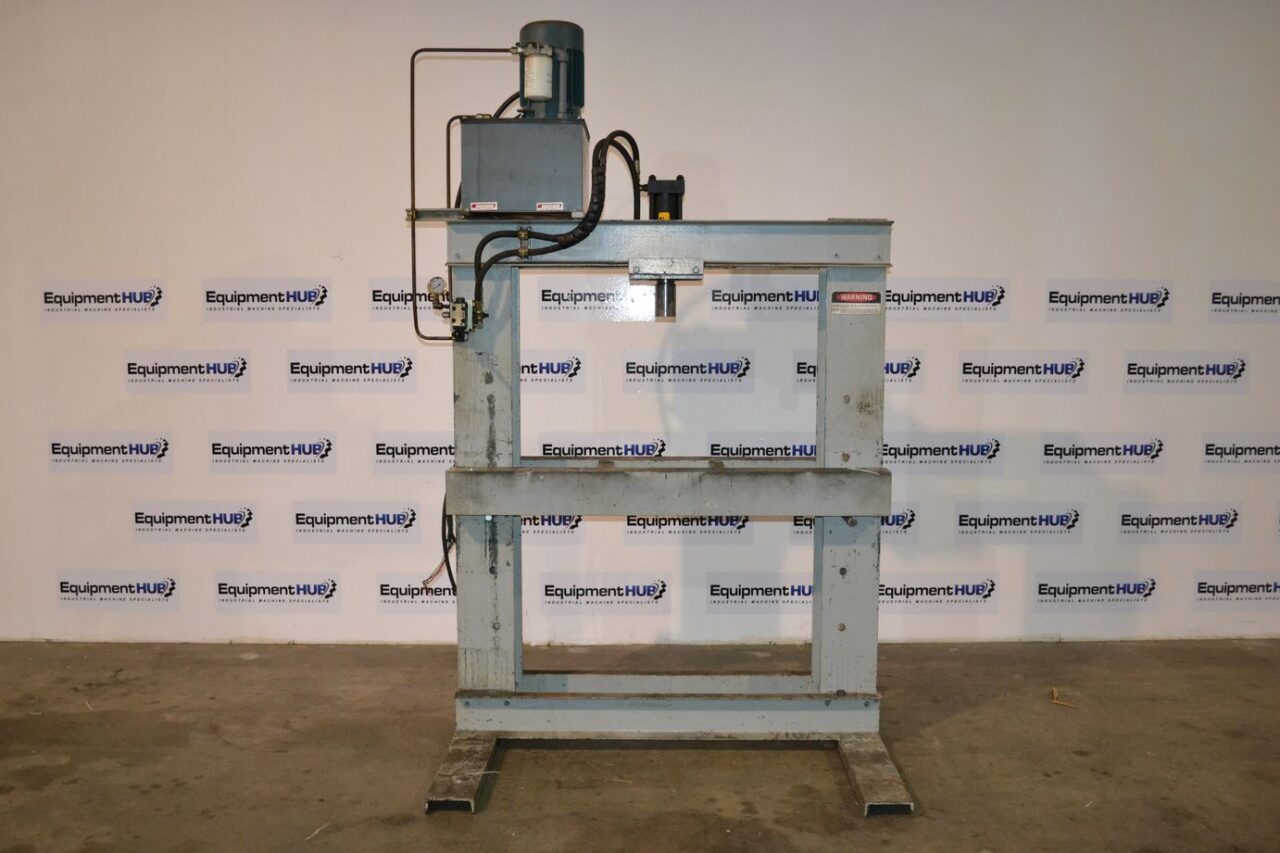 75 Ton Hydraulic H-Frame Shop Press, 5HP Pump, 3000 PSI