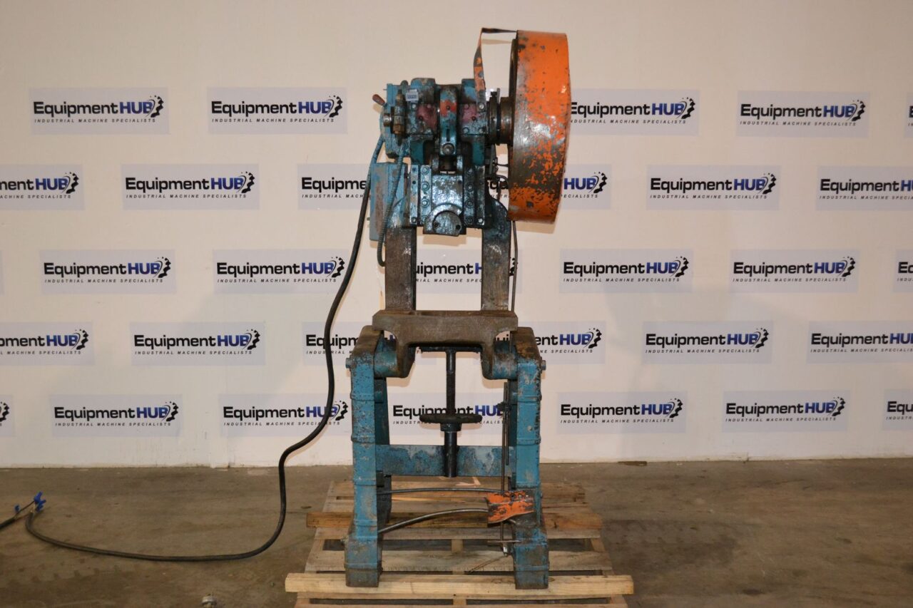 Rousselle No. 2 15 Ton x 2" Mechanical OBI Punch Press