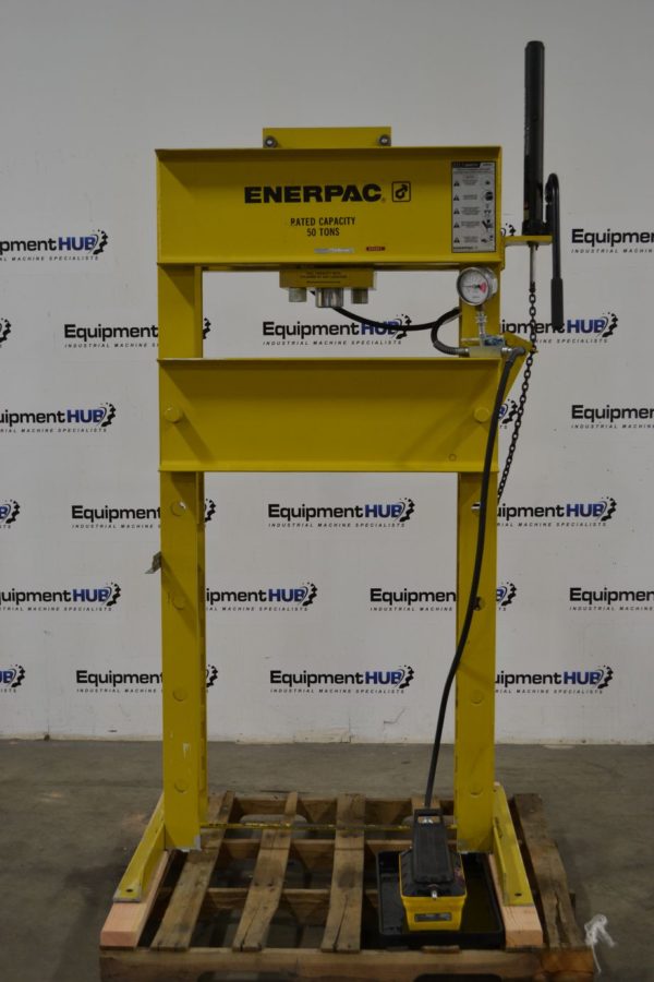 Enerpac H Frame 50 Ton RC506 Cylinder 1Z907 Air Over Hydraulic Press