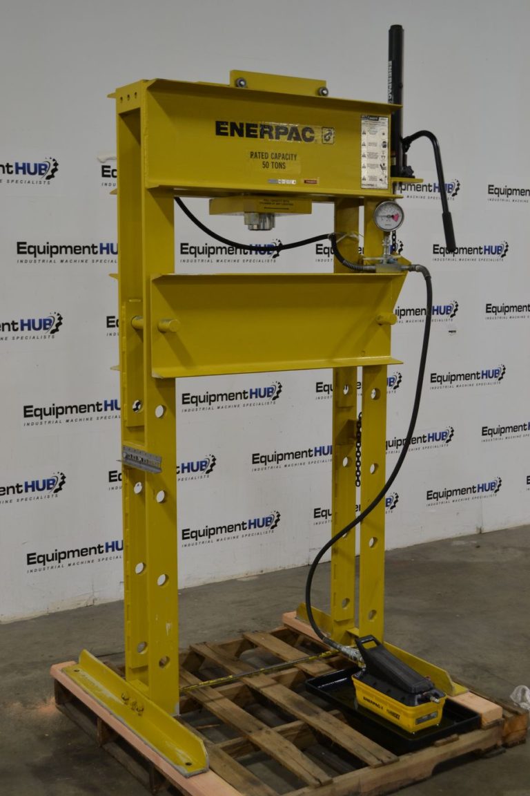 Enerpac H Frame 50 Ton RC506 Cylinder 1Z907 Air Over Hydraulic Press
