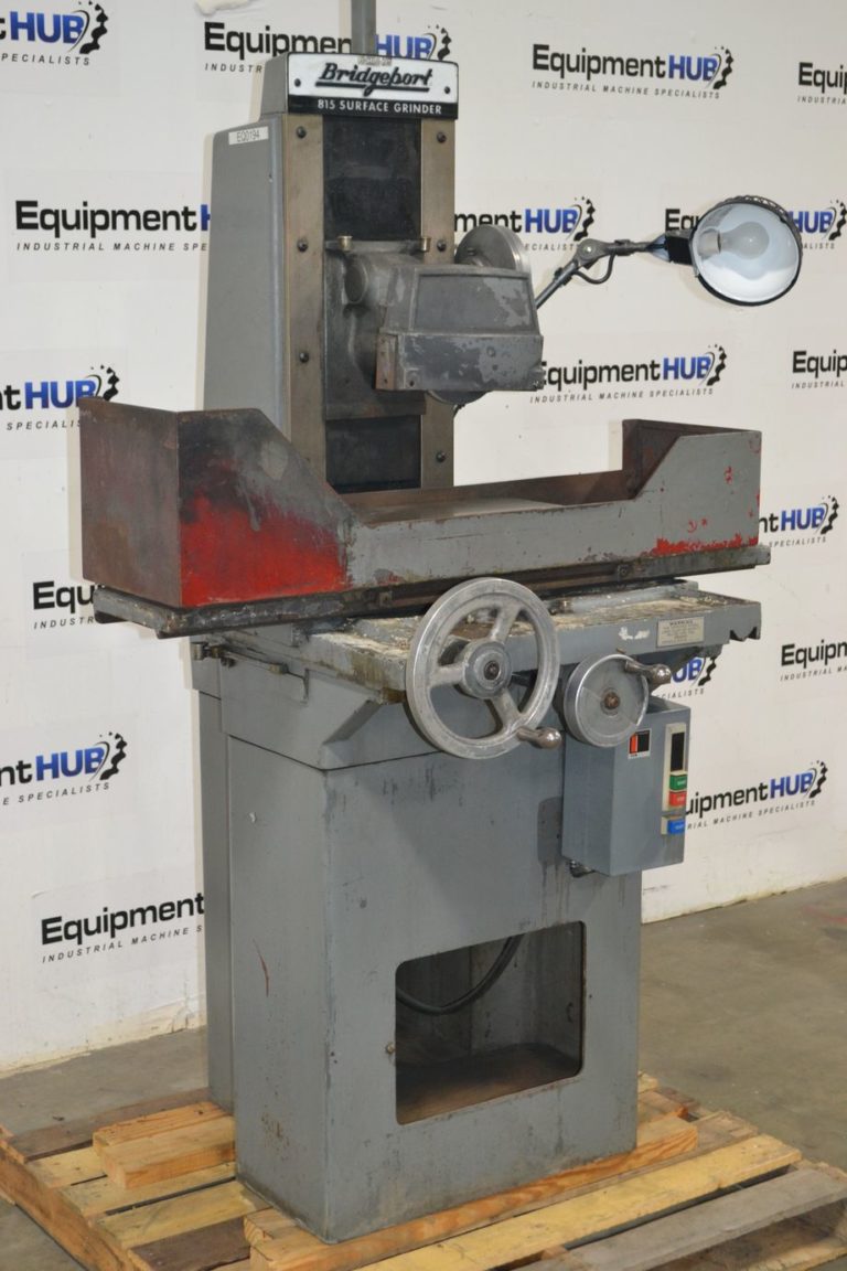 Bridgeport 815 8" x 15" Manual Hand Feed Surface Grinder The