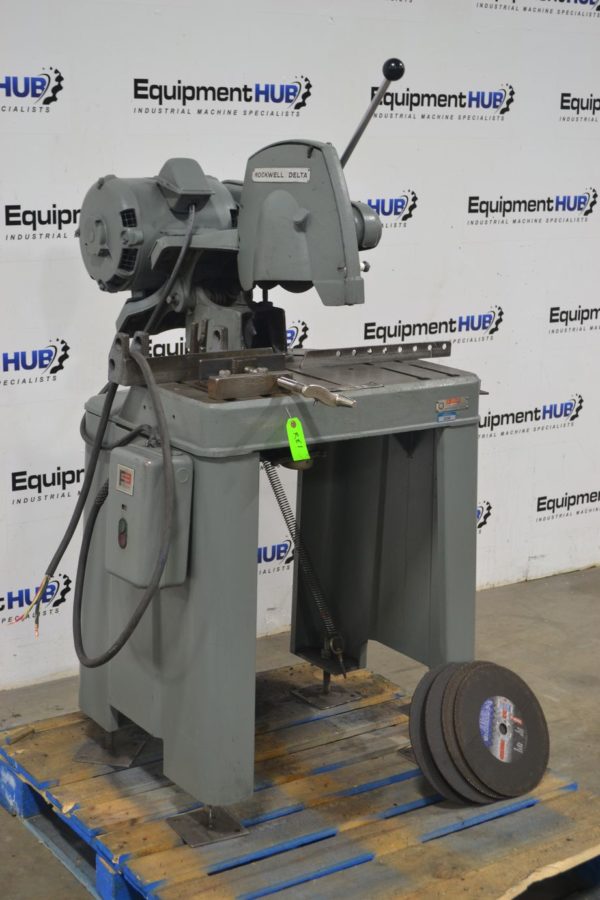 Delta Rockwell 20100 Mitering 12" 5HP Abrasive CutOff / Chop Saw, Metal The Equipment Hub