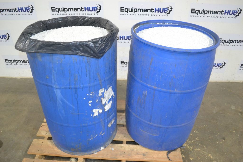 1600 Lbs. Ceramic Rock Beads Polishing Sphere Vibratory Tumbling Media