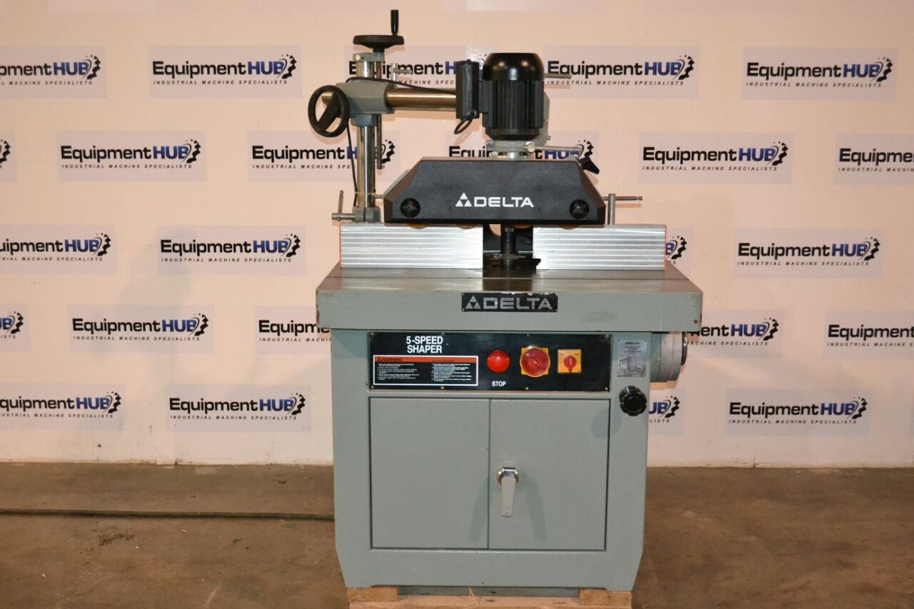 Delta 43-791 Heavy Duty 7.5HP Shaper w/ 36-839 Power Feeder