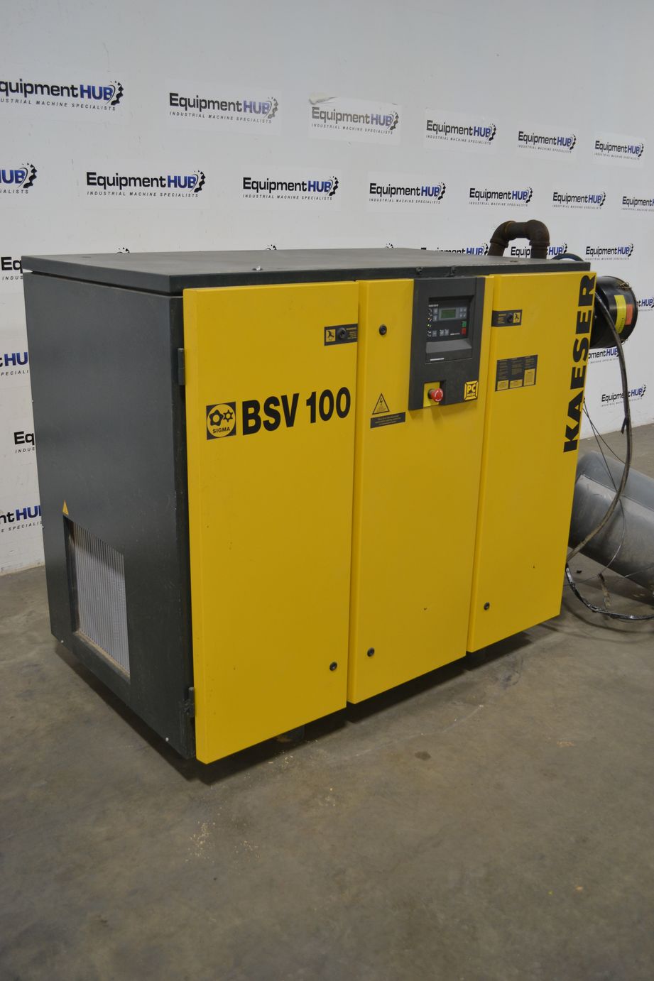 Kaeser BSV 100 25 HP Rotary Screw Vacuum Pump, 861 Total Hours - The ...