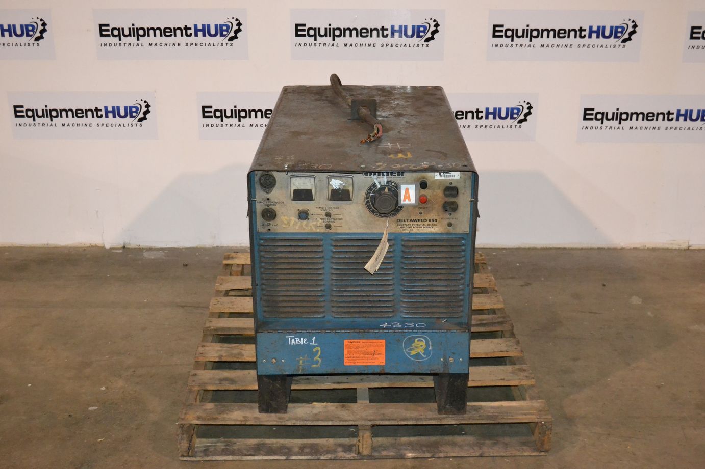 Miller Deltaweld 650 650 Amp Constant Voltage DC Mig Welder Power