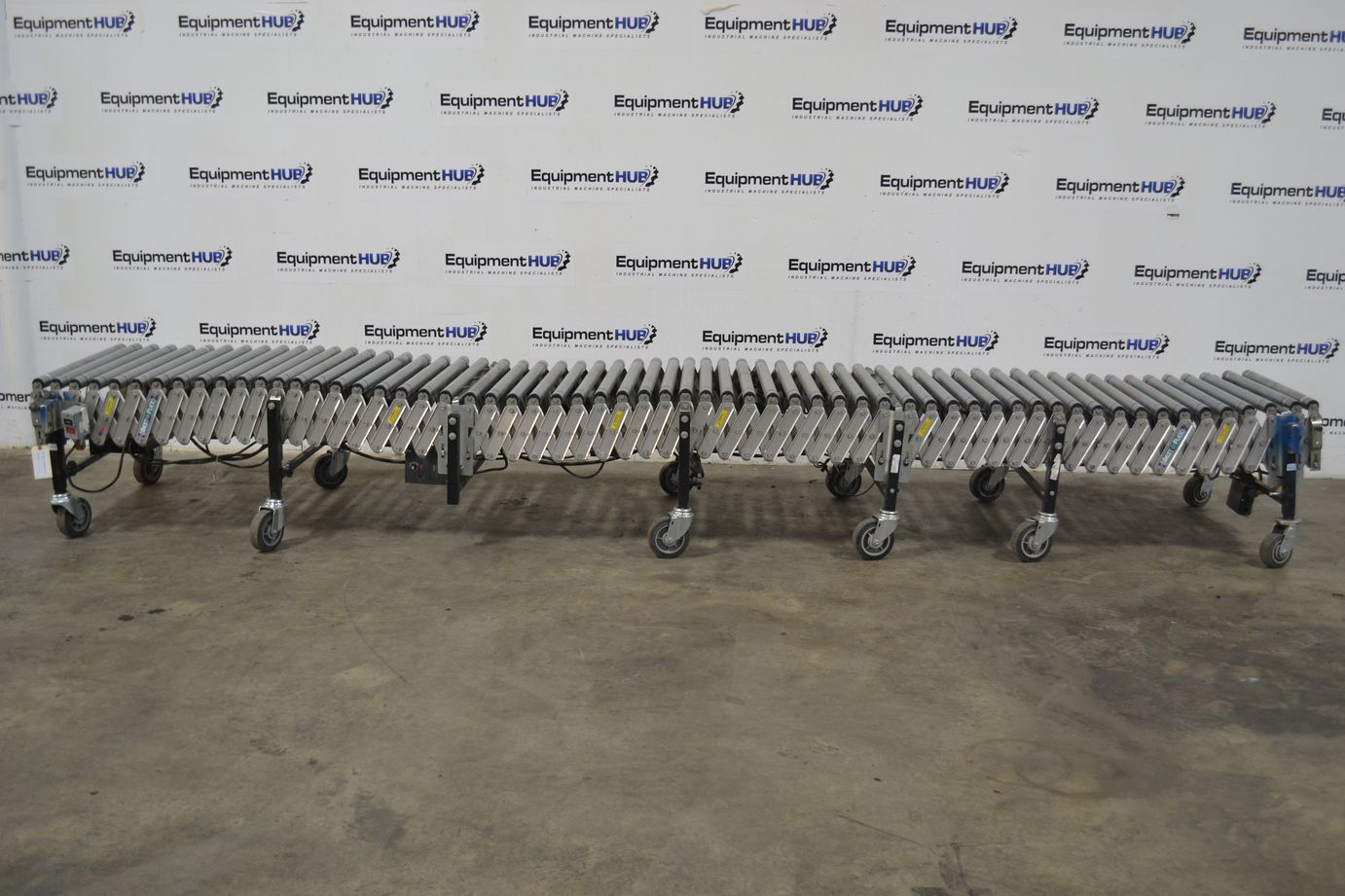 Best Flex 1.9 Power 11' 8" to 16' 2" Portable Expandable Motorized Roller Conveyor