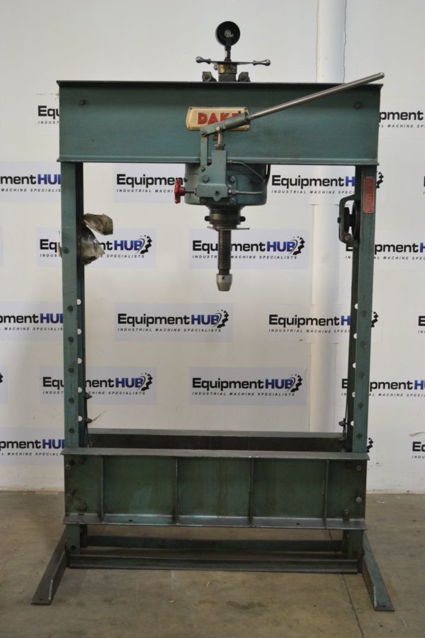 Dake 75H Hand Operated 75 Ton Hydraulic Press The Equipment Hub