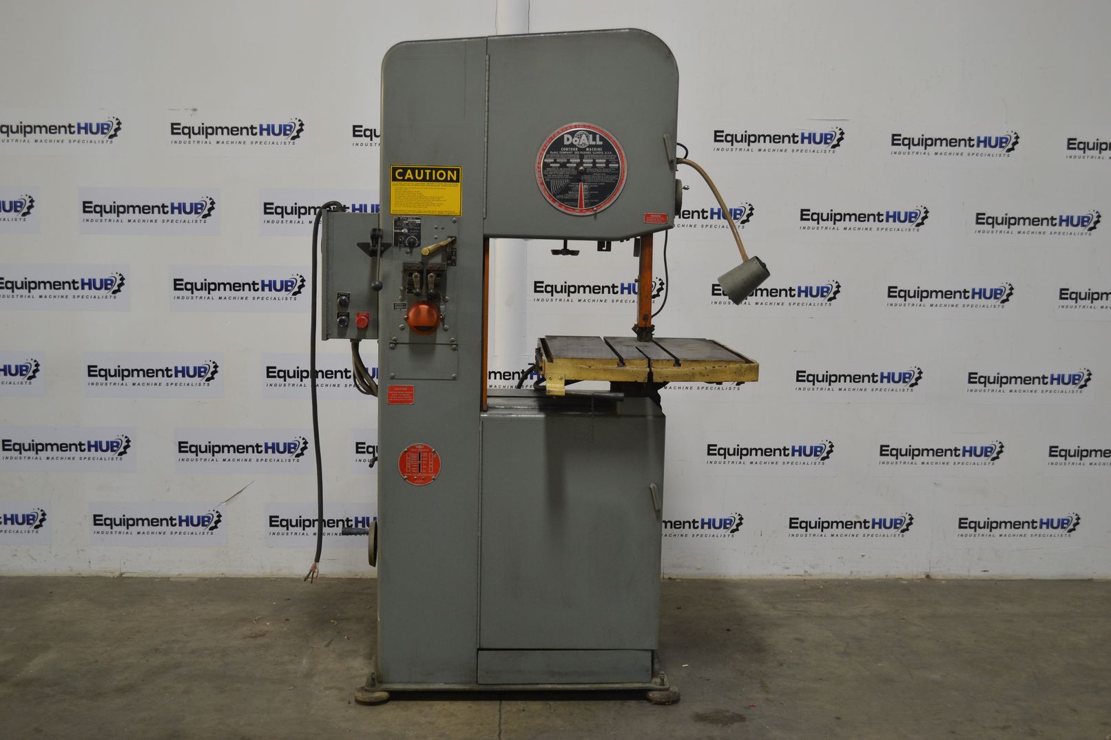 DoAll 2012-1AC 20" Variable Speed Vertical Band Saw, Welder, Pneumatic Table Feed