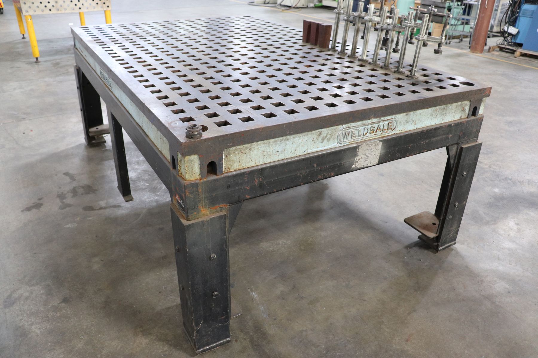 Weldsale 5' x 10' Platen Welding Table w/ Heavy Duty Steel Stand The