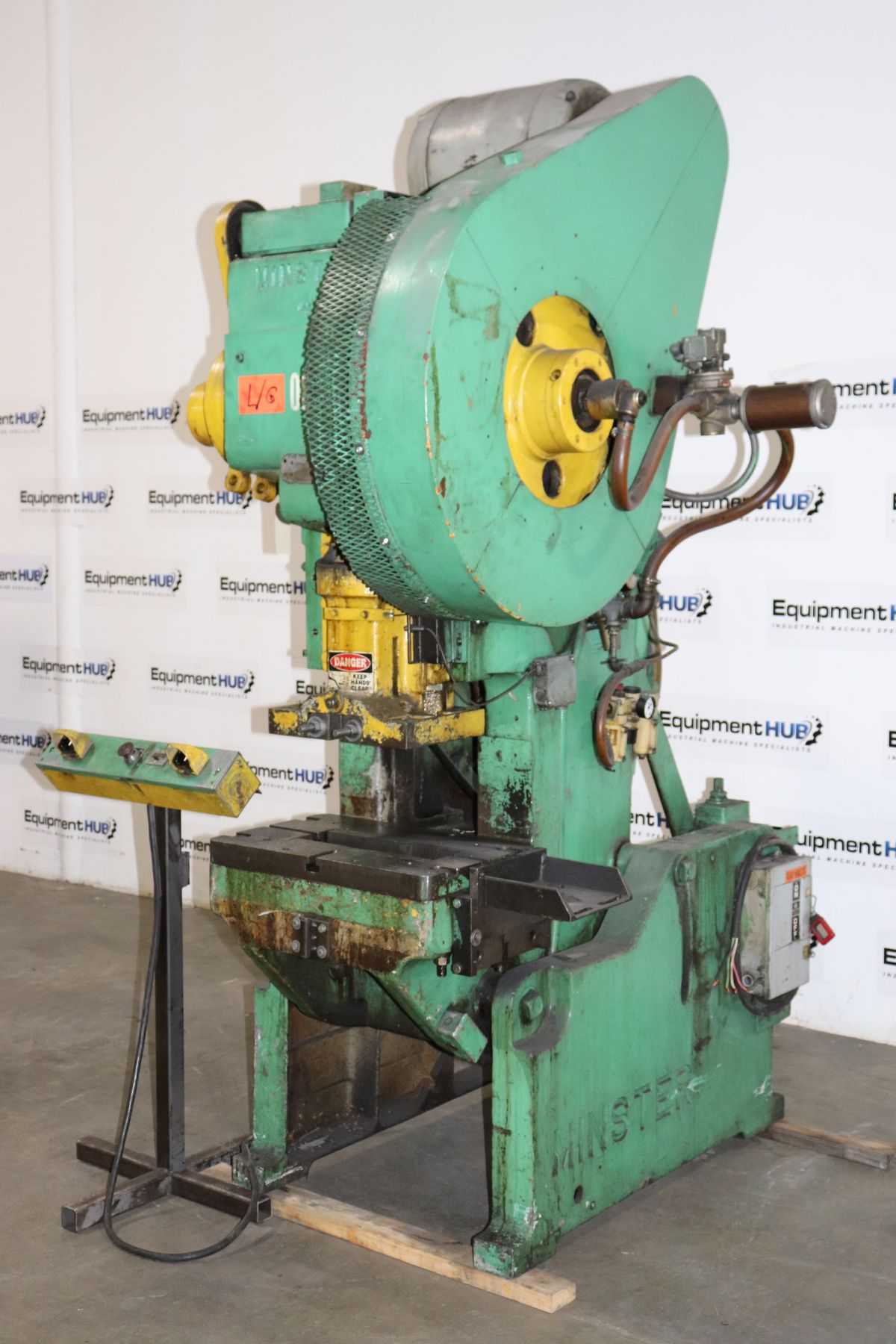 Minster No. 4 OBI Flywheel 32 Ton Air Clutch Stamping Punch Press The Equipment Hub