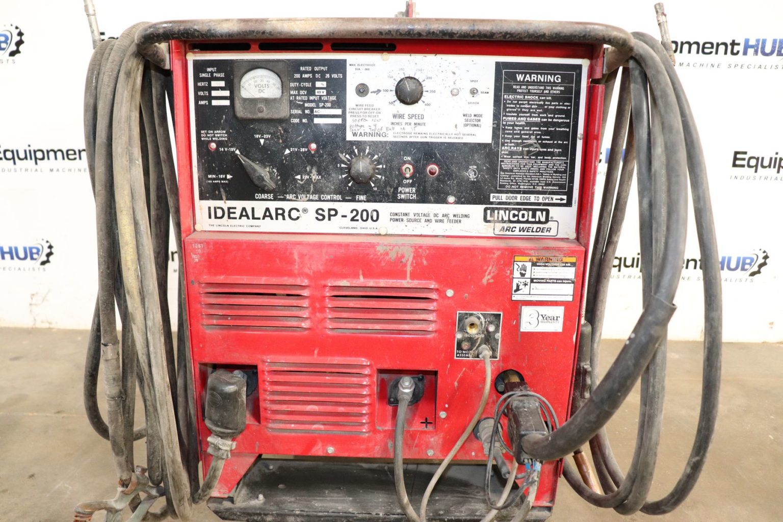 Lincoln Idealarc SP200 Mig Welder The Equipment Hub