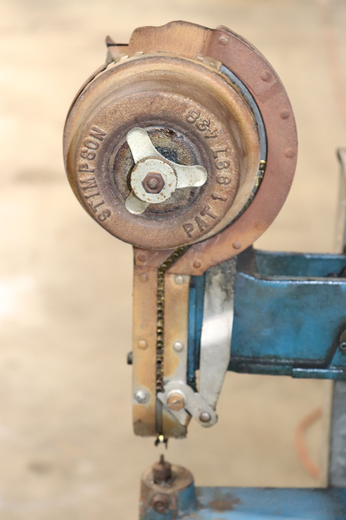 Stimpson 499 Electric Foot Power Eyelet Grommet Riveter Machine The