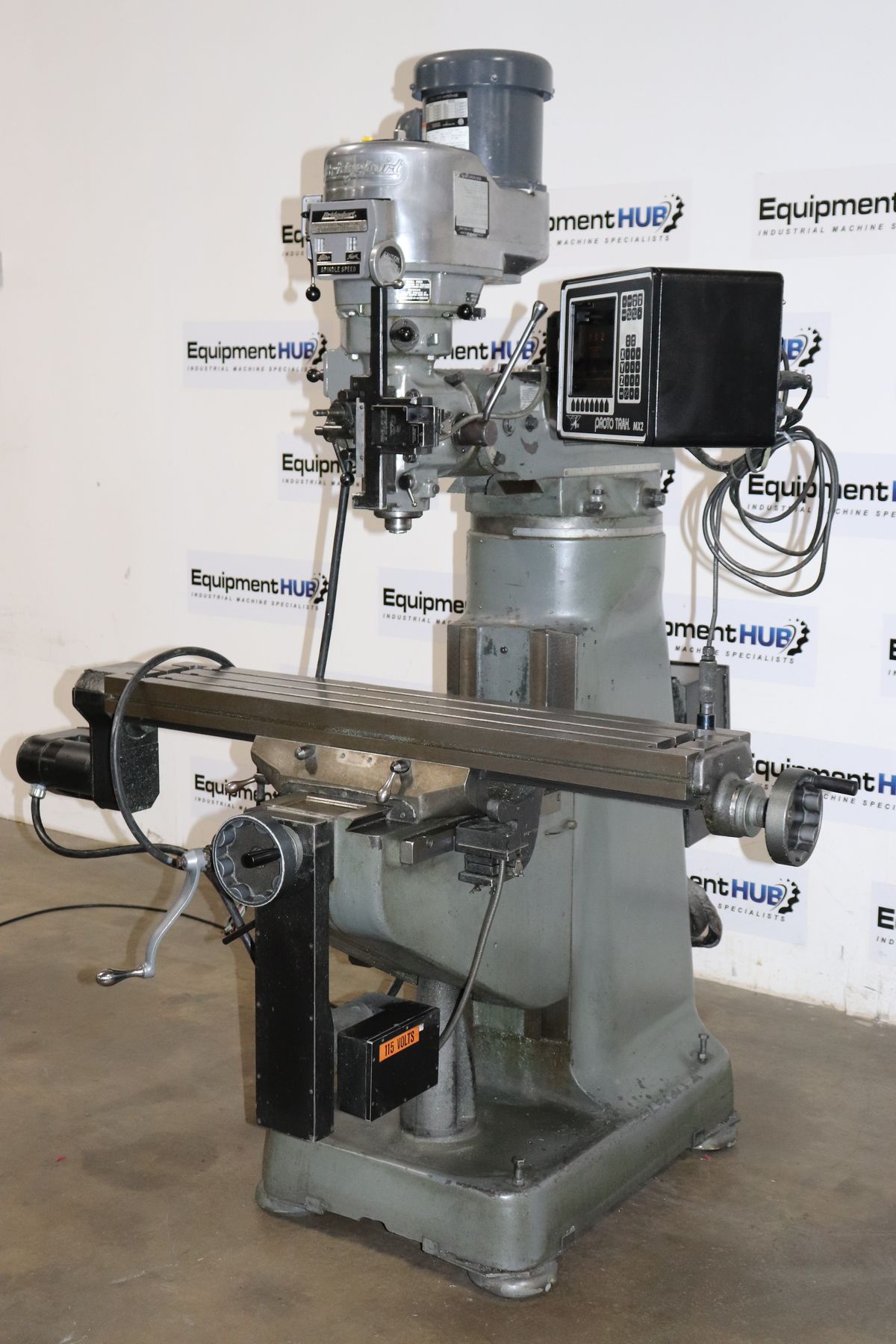 Bridgeport Series 1 9" x 48" SWI ProtoTrak MX2 2Axis CNC Vertical