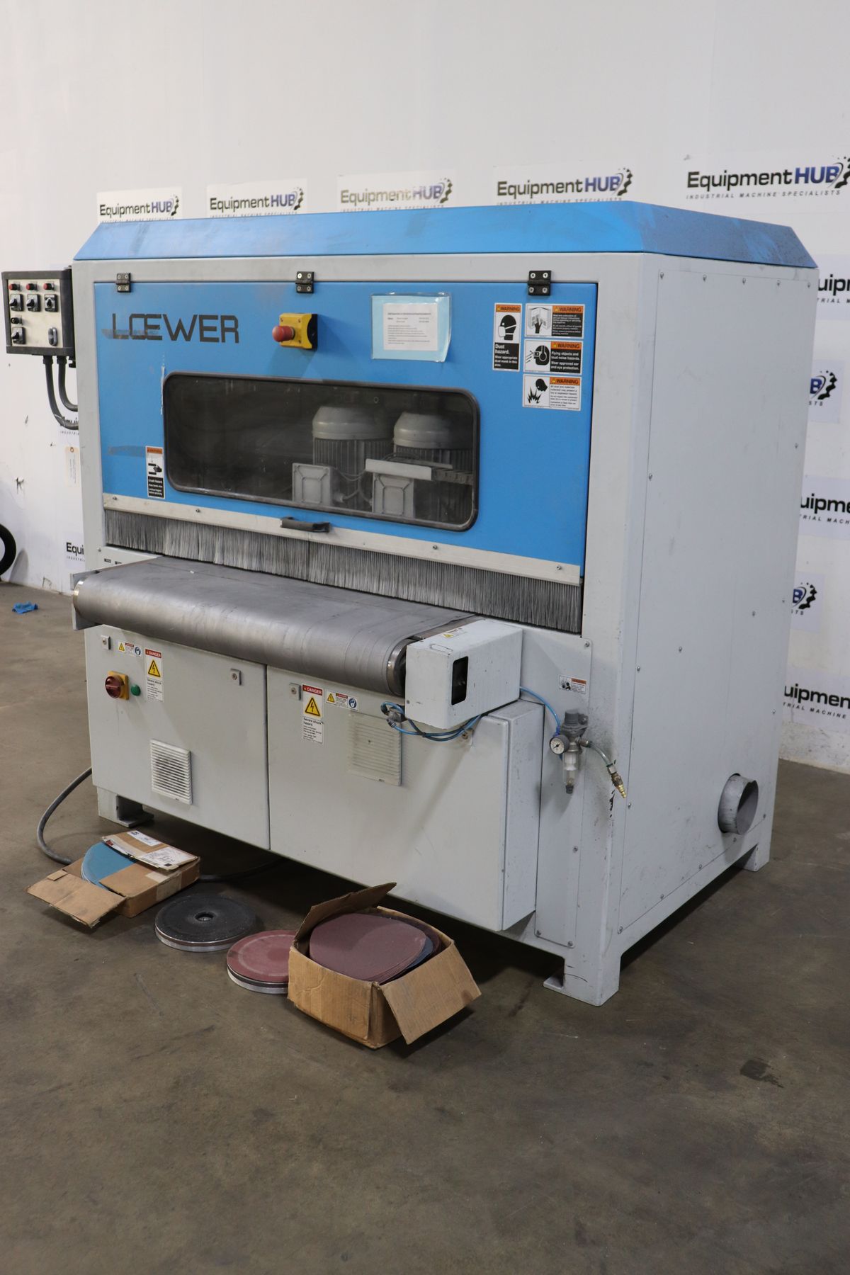 Loewer DiscMaster 4TD1000 Deburring and Edge Rounding Metal Polishing