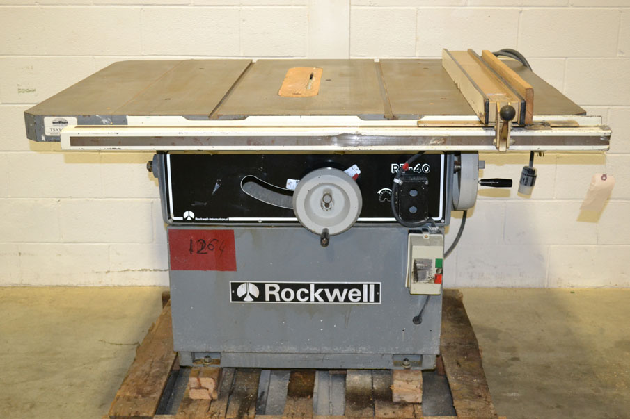 Rockwell-Invicta 34790A RT-40 14" / 16" Tilting Arbor Saw