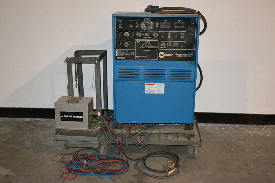 Miller Syncrowave 350 Water Cooled Tig Welder, ITW 2500SS Water Cooler