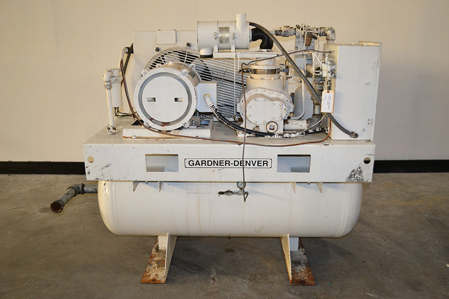 Gardner Denver EBERGD 120 Gallon 30HP Rotary Screw Air Compressor