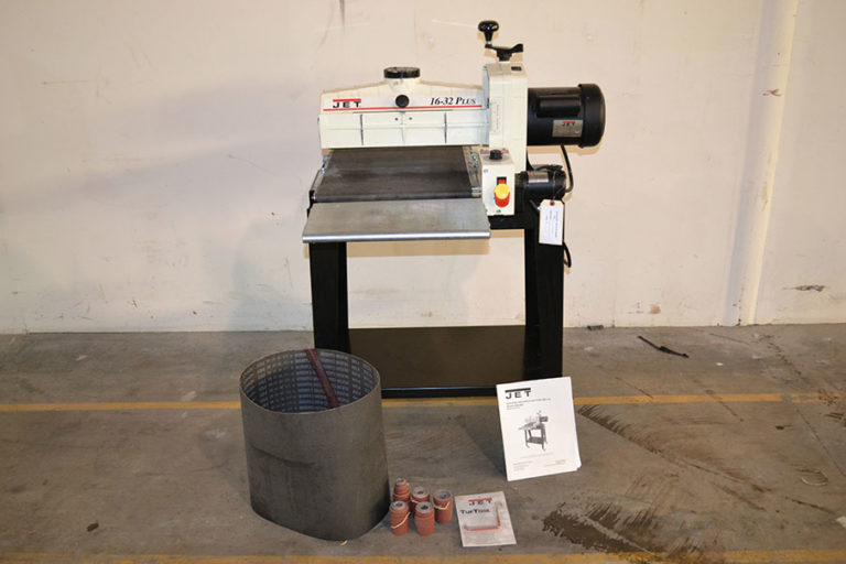 Jet 1632 PLUS 16″ Drum Sander, Extra Belts The Equipment Hub