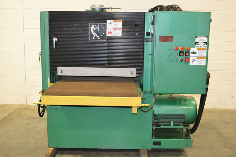 Timesavers 1372HD 2 Head 36″ Wide Belt Sander The Equipment Hub