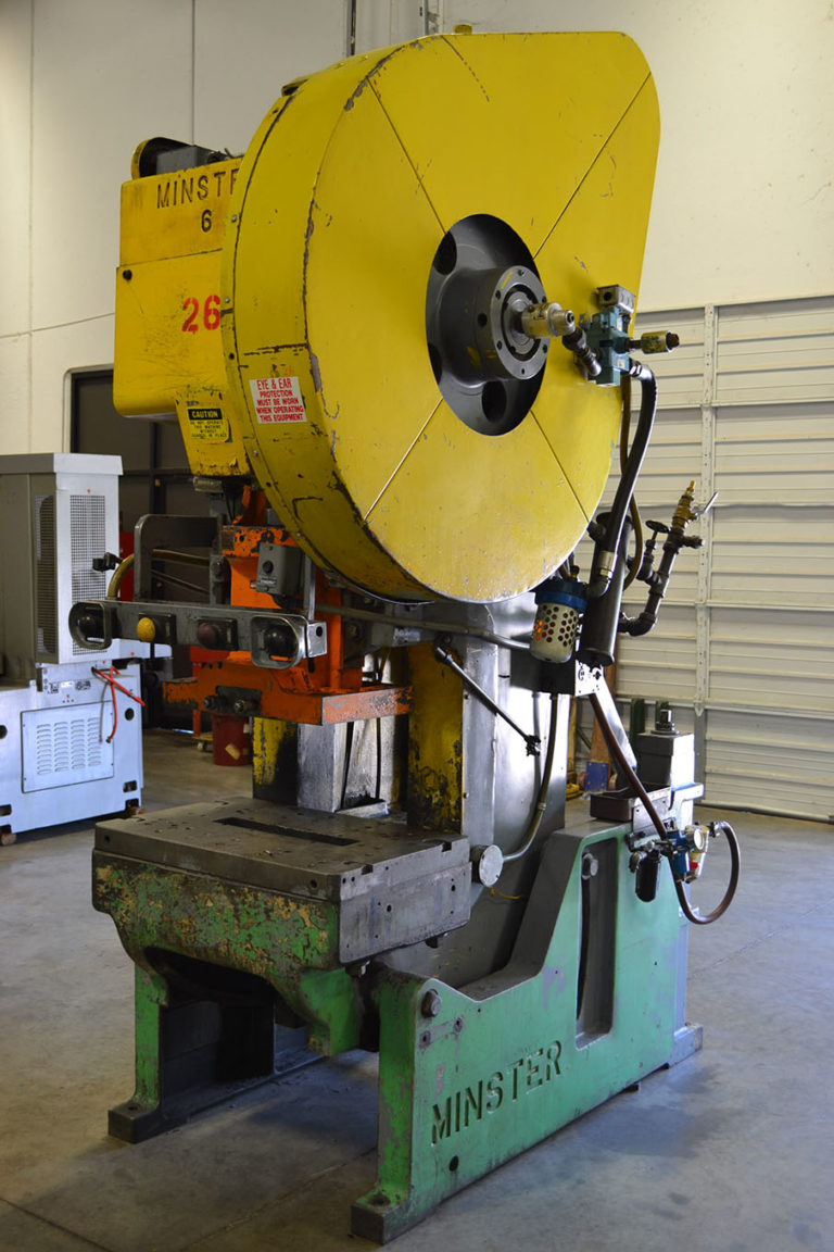 Minister 6 60 Ton x 3″ OBI Flywheel Punch Press Air Clutch The
