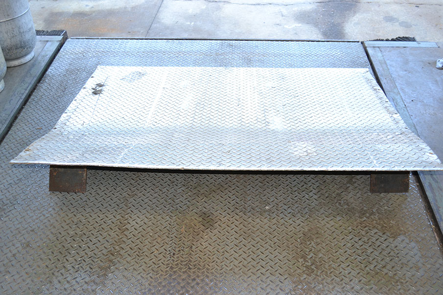 60" x 48" Steel Dock Plate