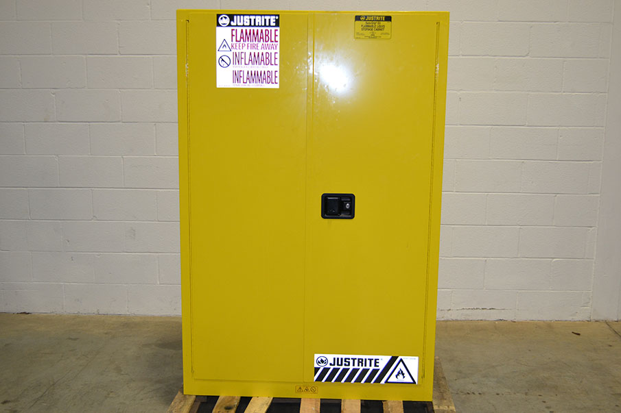 Justrite 894500 Sure-Grip EX Flammable Liquid Storage Cabinet, 45 Gal