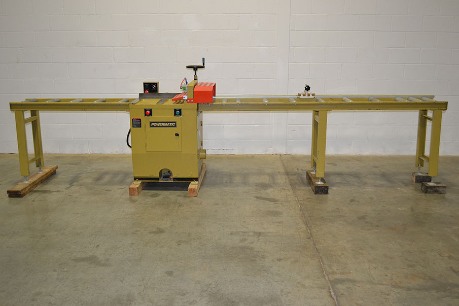Powermatic COS-18L 18" Pneumatic Up Cut Saw w/ Infeed & Outfeed Conveyor 3PH
