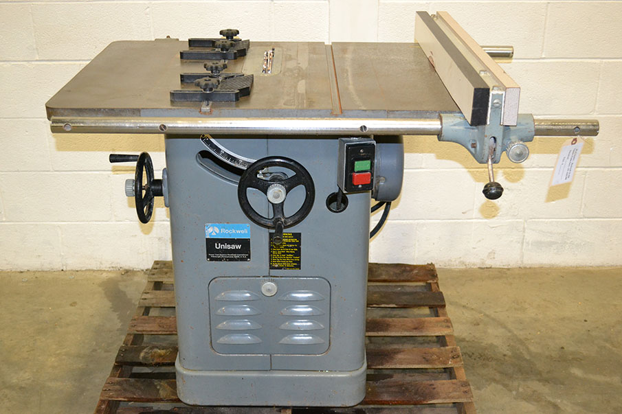 Rockwell Delta 34-466 10" Right Tilt Table Saw / Unisaw