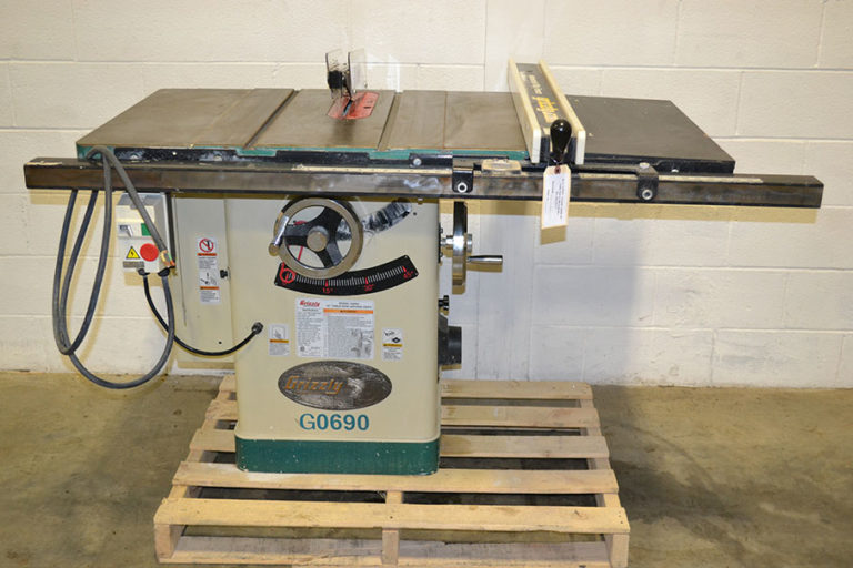 Grizzly G0690 10″ Table Saw, 3HP / 1PH The Equipment Hub