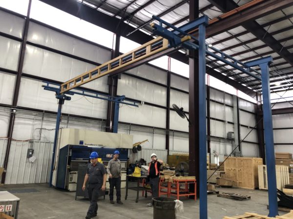 Gorbel Free Standing Bridge Crane 2,000 Lb. Capacity 14' L X 25' W X 15 ...