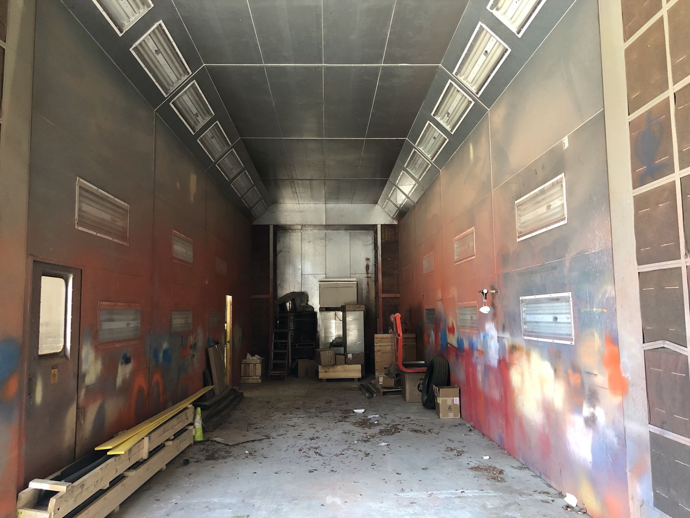 JBI T44SBS 16' W x 44' D x 16' H Truck Spray Booth The Equipment Hub