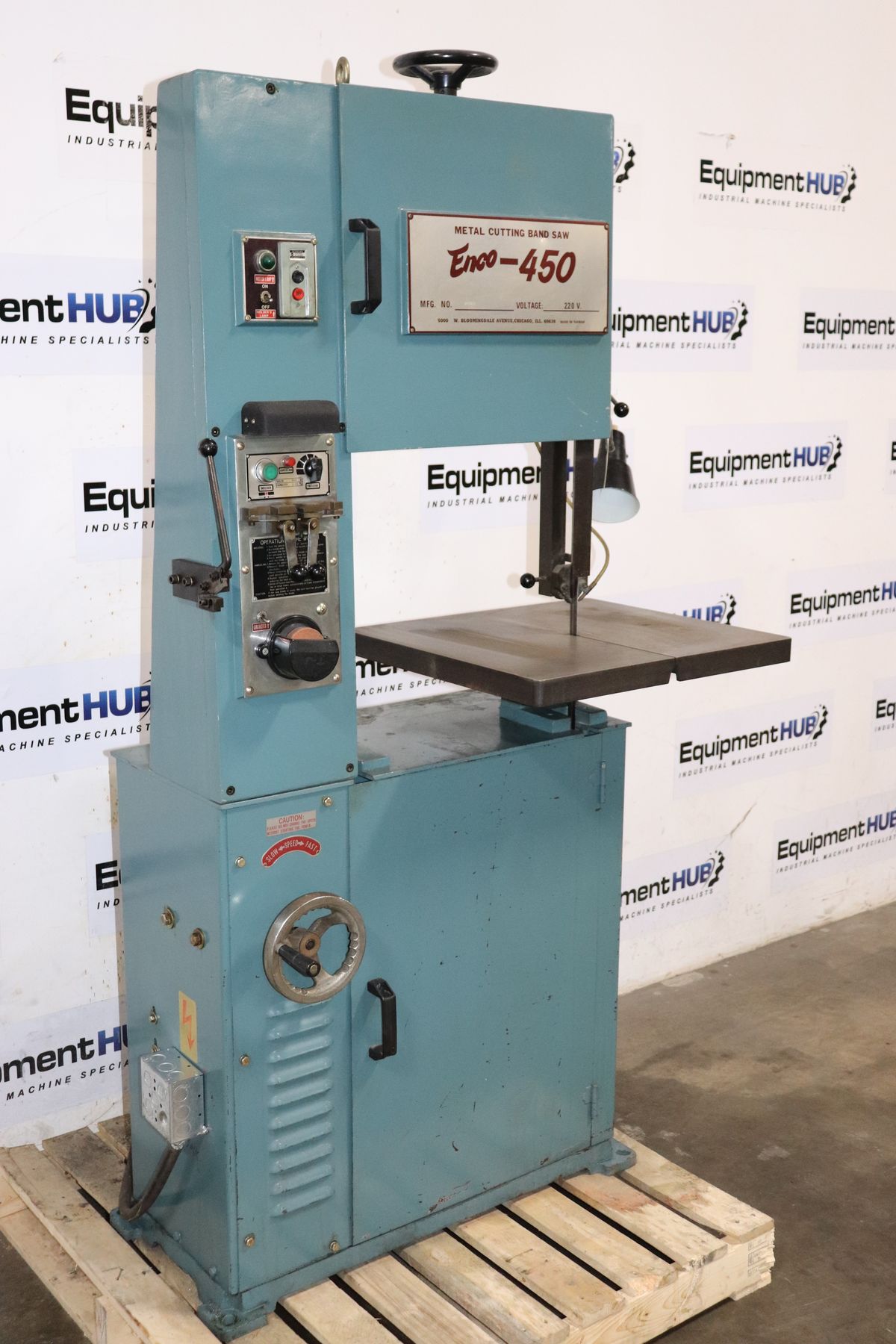 Enco Variable Speed Vertical Band Saw The Equipment Hub