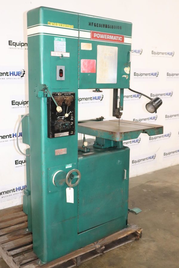 Powermatic 87 20" Variable Speed Metal Cutting Vertical Band Saw The Equipment Hub