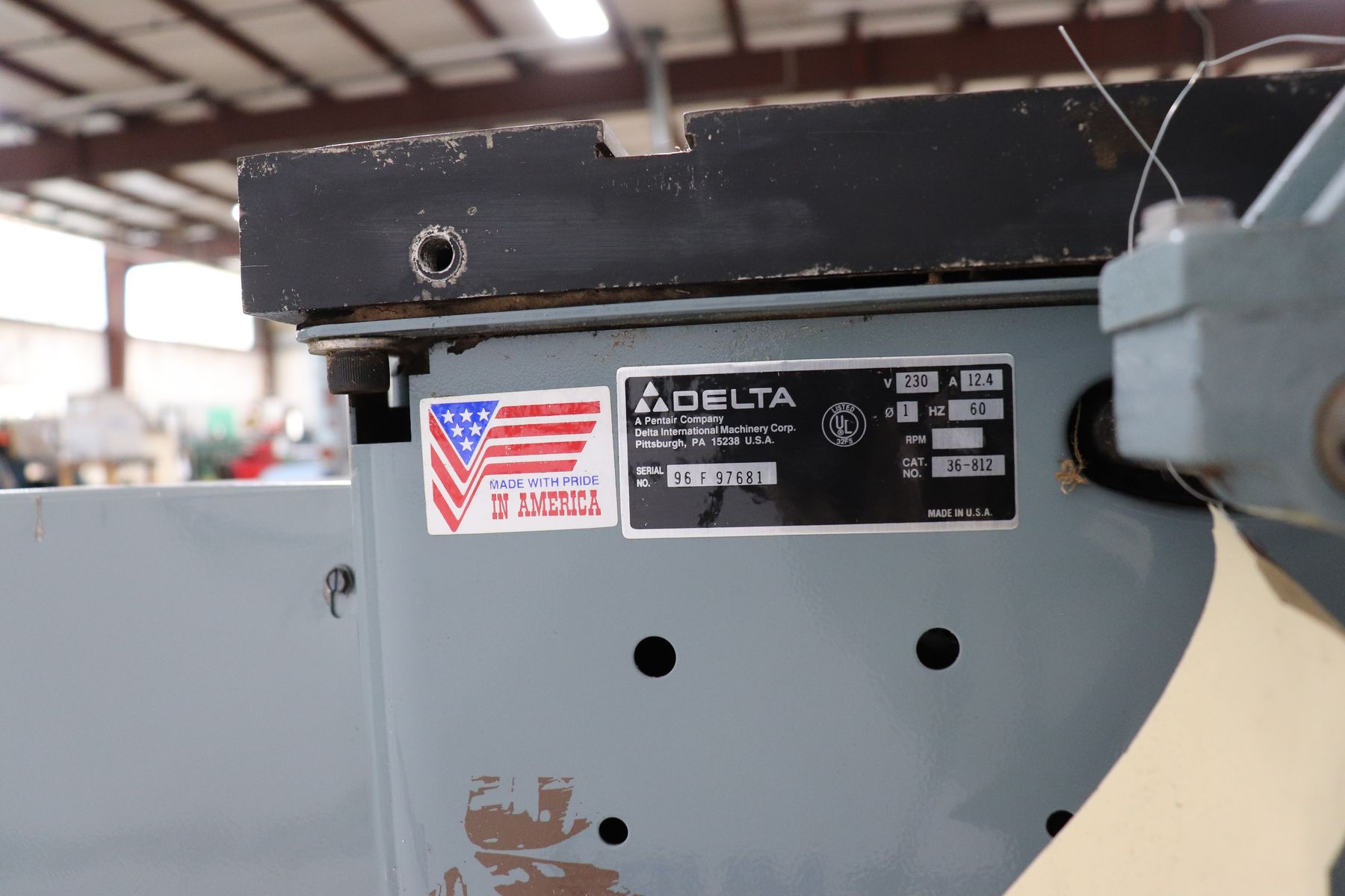 Delta 36812 10" 3HP Right Tilt Table Saw, Unisaw The Equipment Hub