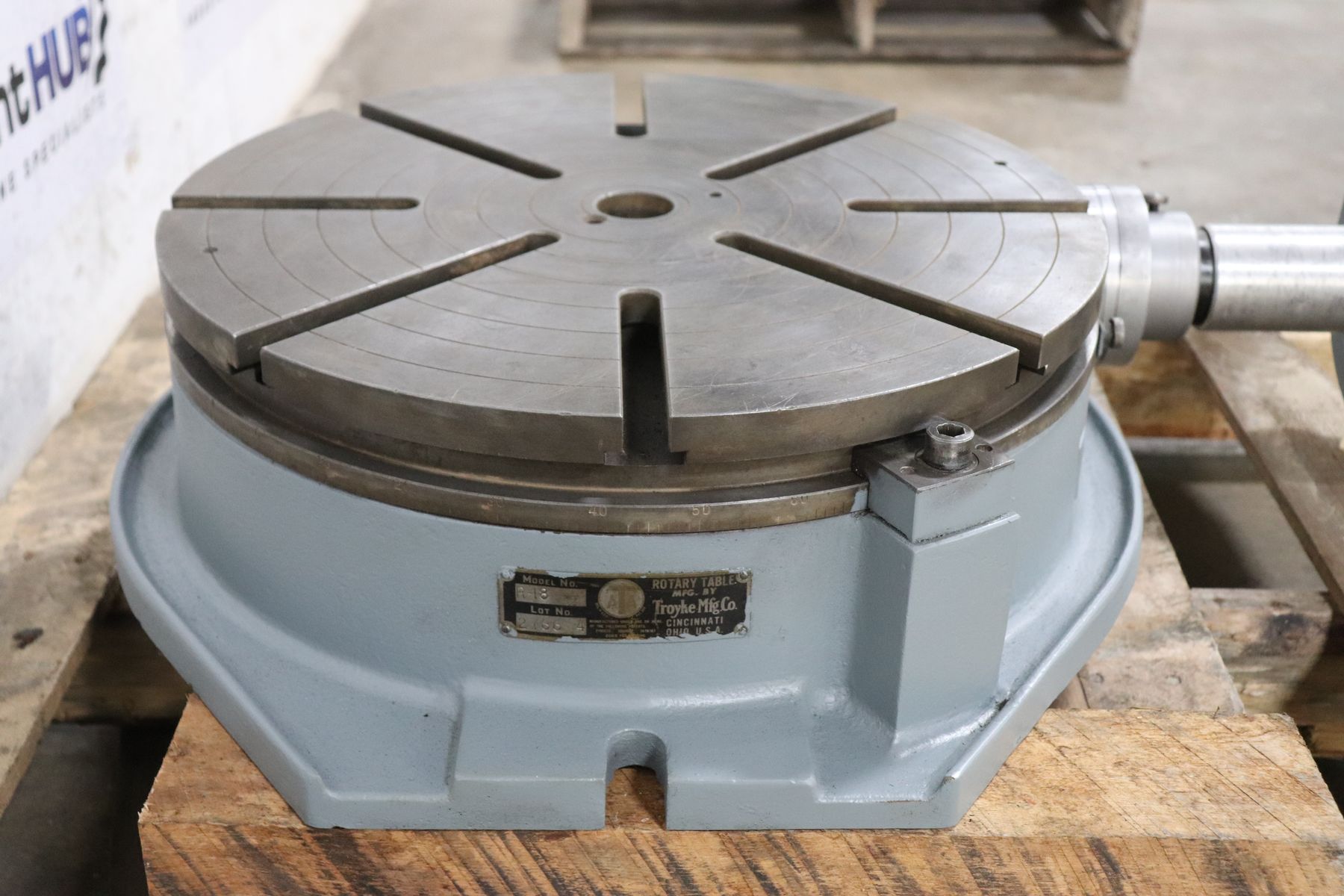 Troyke R-18 18″ Precision Horizontal Rotary Table - The Equipment Hub