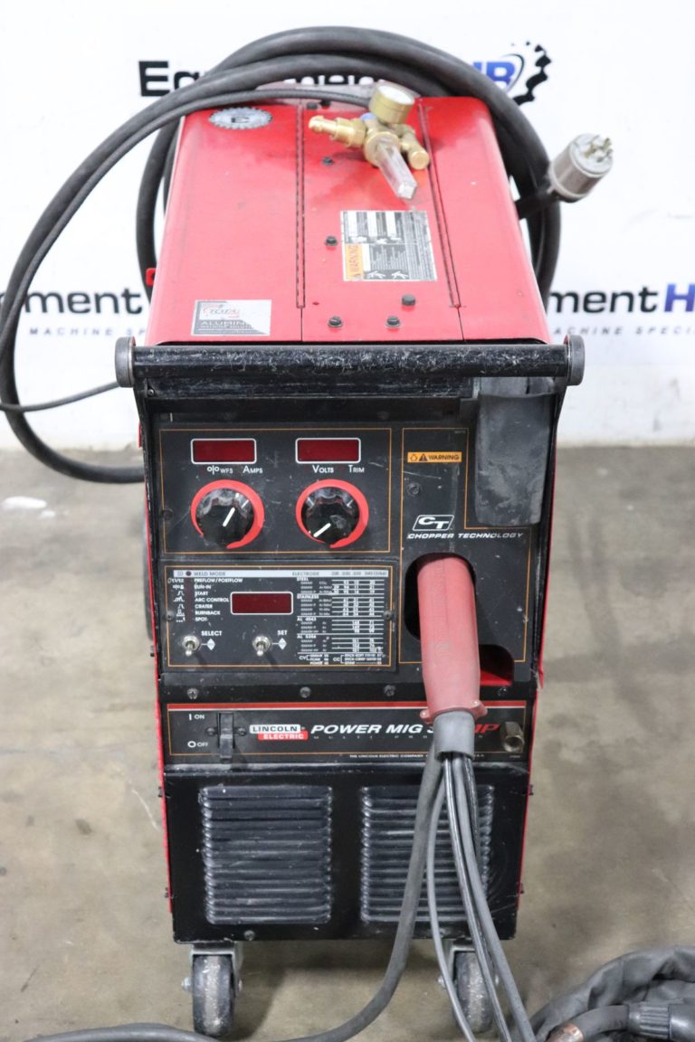 Lincoln Electric Power Mig 350MP Multi-Process Welder w/ Python Push ...