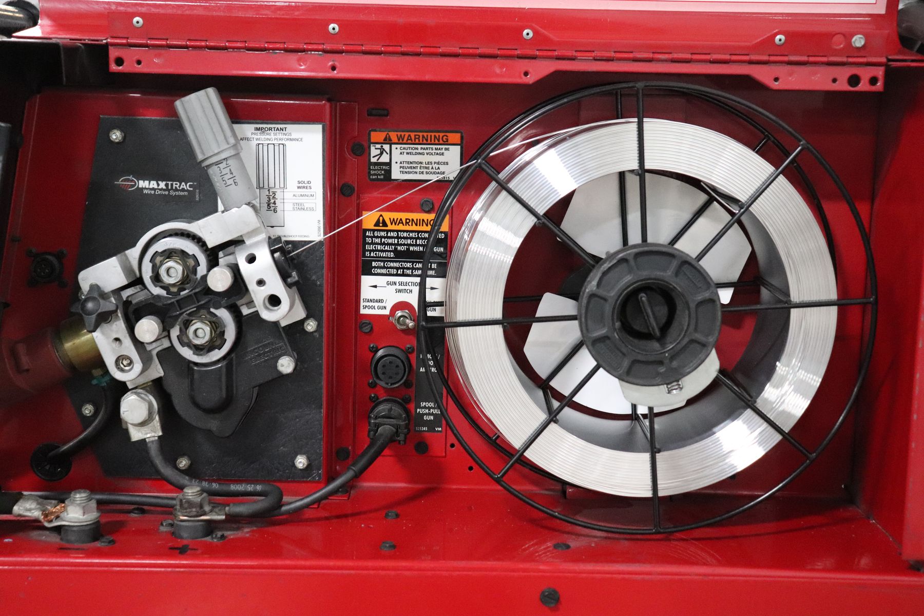 Lincoln Electric Power Mig 350MP MultiProcess Welder w/ Python Push