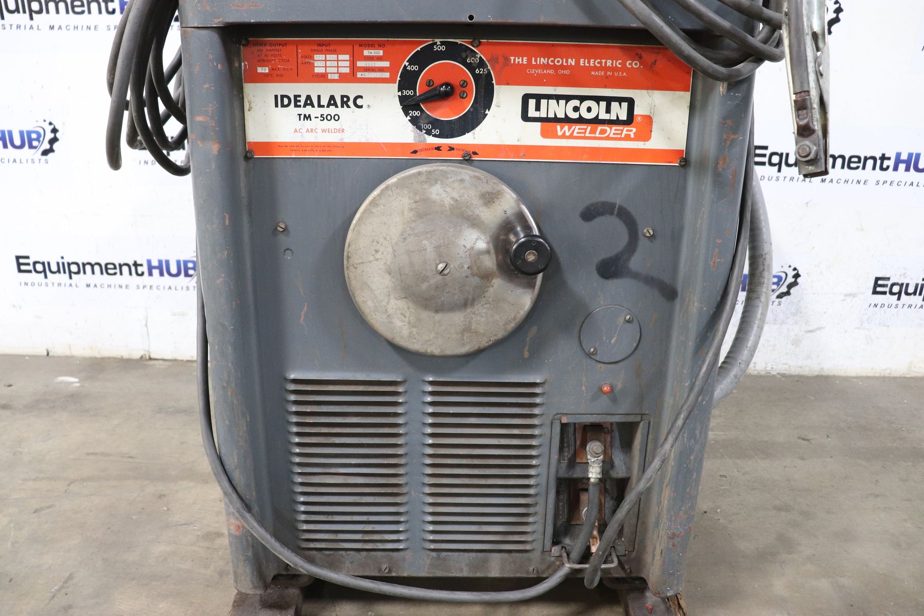 Lincoln Idealarc TM500 AC Arc 500 Amp Stick Welder, 1PH The