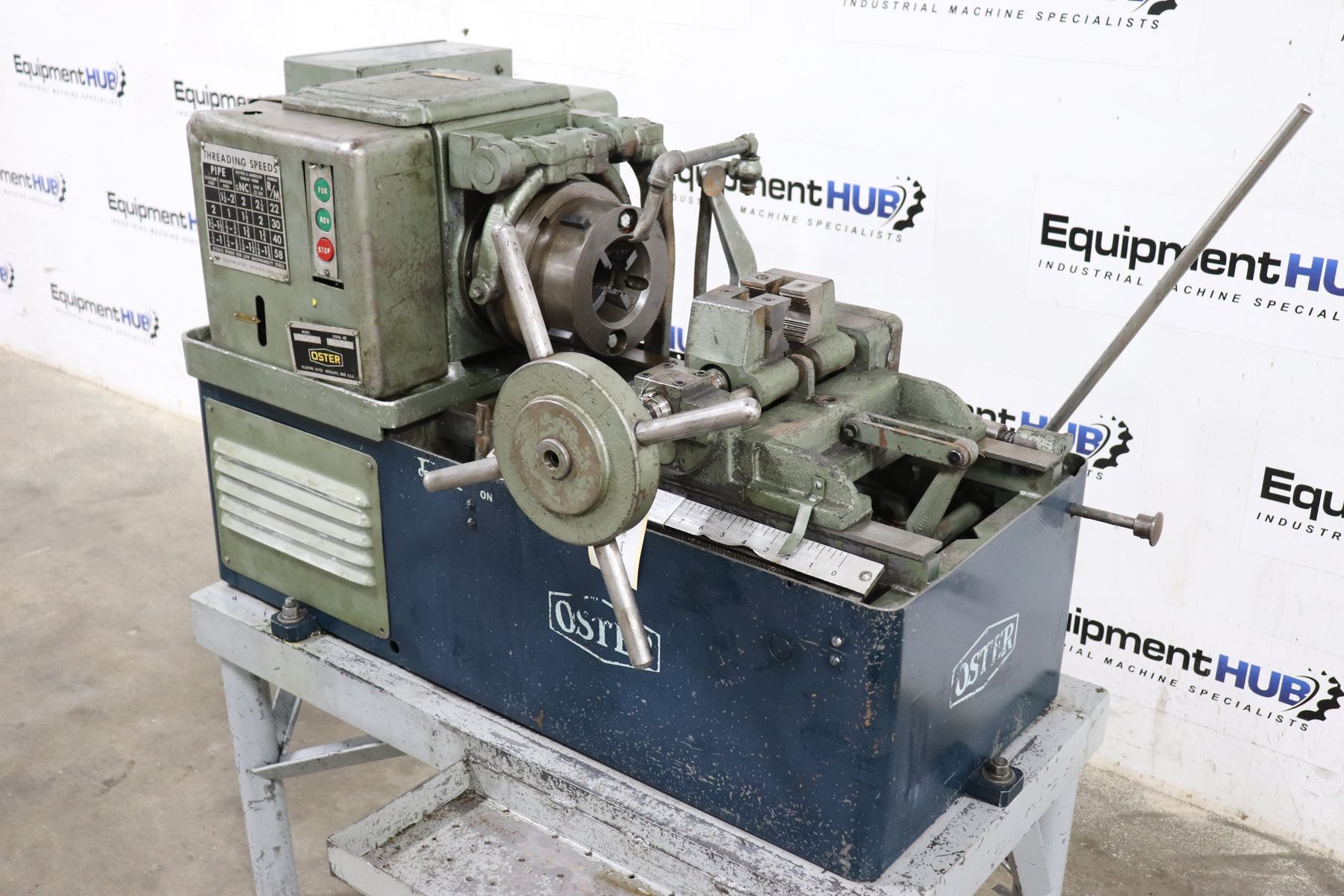 Oster 582A Rotating Diehead Pipe & Bolt Threading Machine, Threader