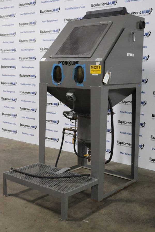 Econoline 102760GA PressureFeed Abrasive Blast 35" x 40" x 38" Work Area The