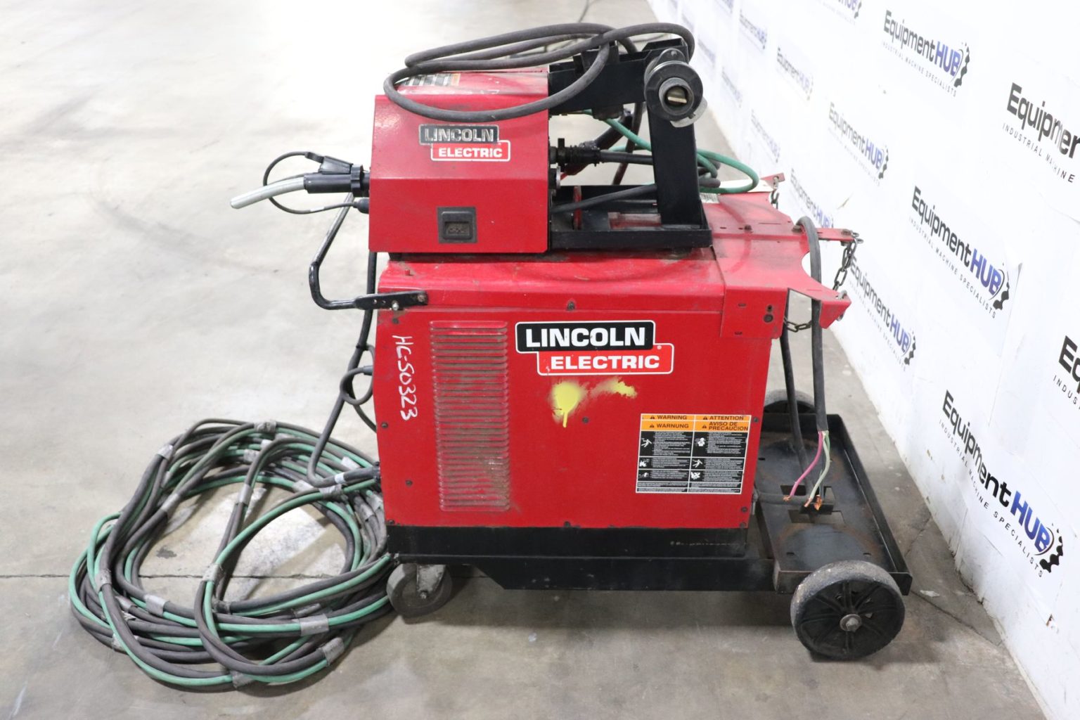 Lincoln Idealarc CV305 Mig Welder w/ LF72 Wire Feeder The Equipment Hub