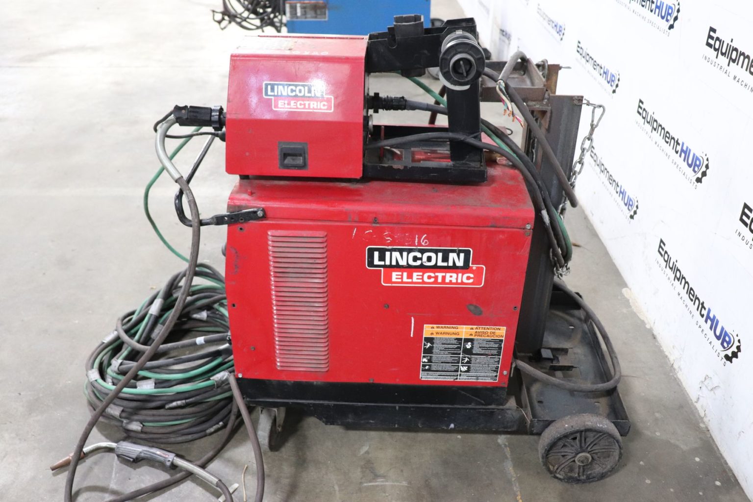 Lincoln CV305 Mig Welder w/ LF72 Wire Feeder The Equipment Hub