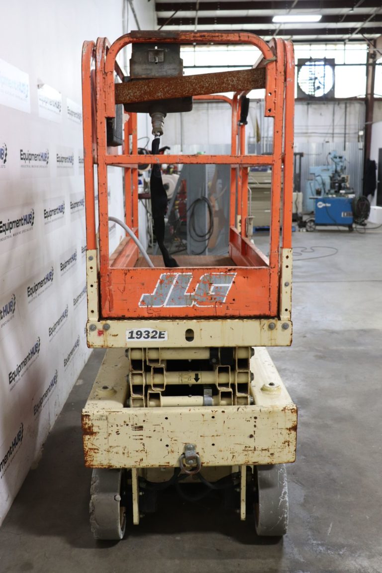 JLG 1932E 19′ Electric Scissor Lift, New Batteries The Equipment Hub