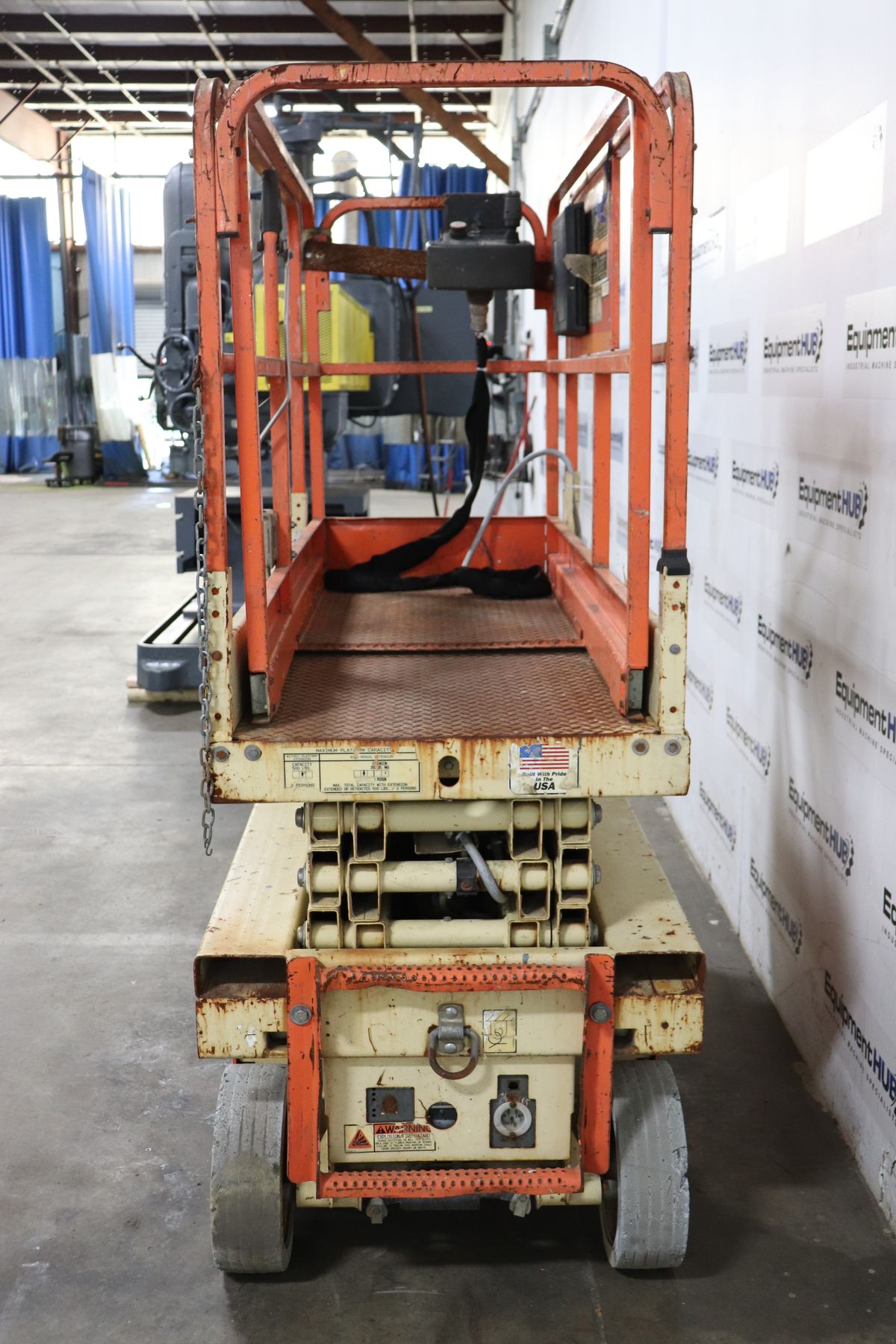 JLG 1932E 19′ Electric Scissor Lift, New Batteries The Equipment Hub