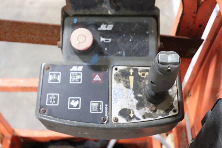 JLG 1932E 19′ Electric Scissor Lift, New Batteries The Equipment Hub